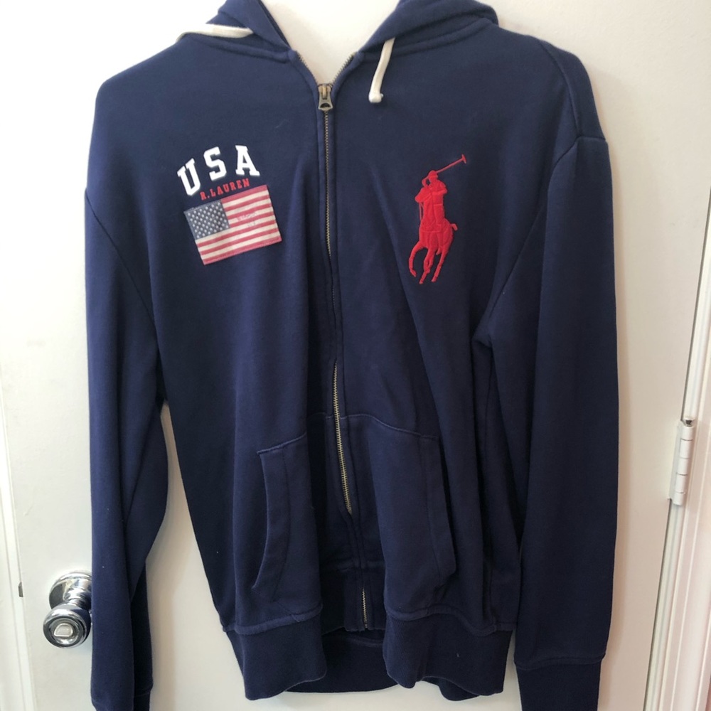 Polo Zip Up Hoodie